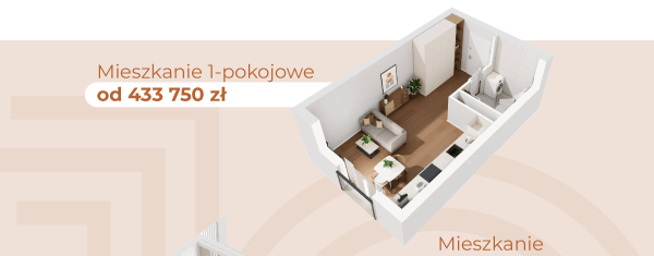 Mieszkanie 1-pokojowe